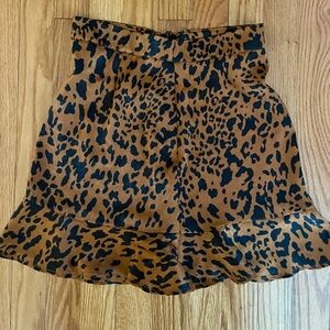 Forever 21 Animal Print Skirt
